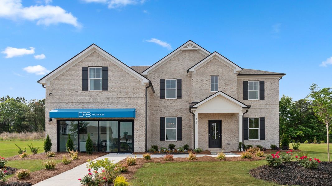 Front exterior of a home in the Westwind Estates community, located in Hampton, GA (Image 2). Front exterior of a home in the Westwind Estates community, located in Hampton, GA (Image 2).