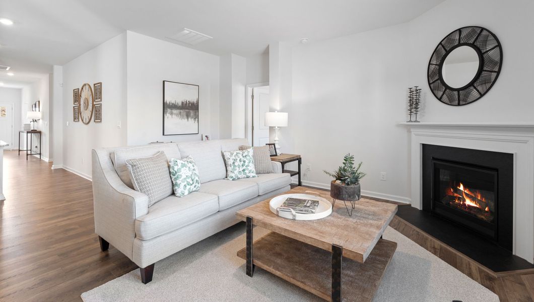 Furnished interior in a model home at Sage Grove in Lyman (Image 15).