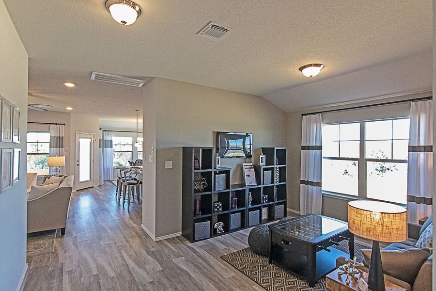 Furnished interior in a model home at Creekside Hills in Copperas Cove (Image 20).