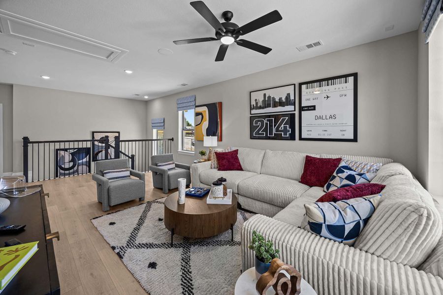 Furnished interior in a model home at Greenville Heights in Dallas (Image 8). Furnished interior in a model home at Greenville Heights in Dallas (Image 8).