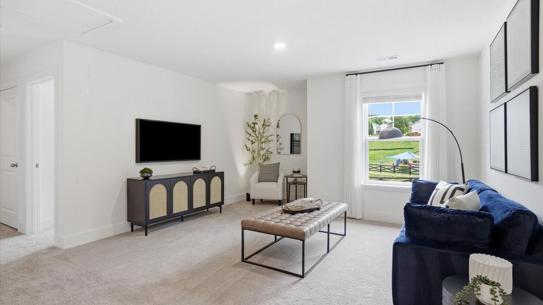 Furnished interior in a model home at Catlett Cove in Knoxville (Image 22).