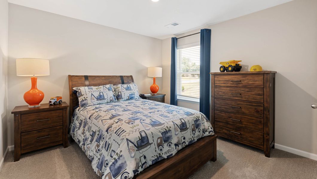 Furnished interior in a model home at Cloverdale Hills in Piedmont (Image 23).