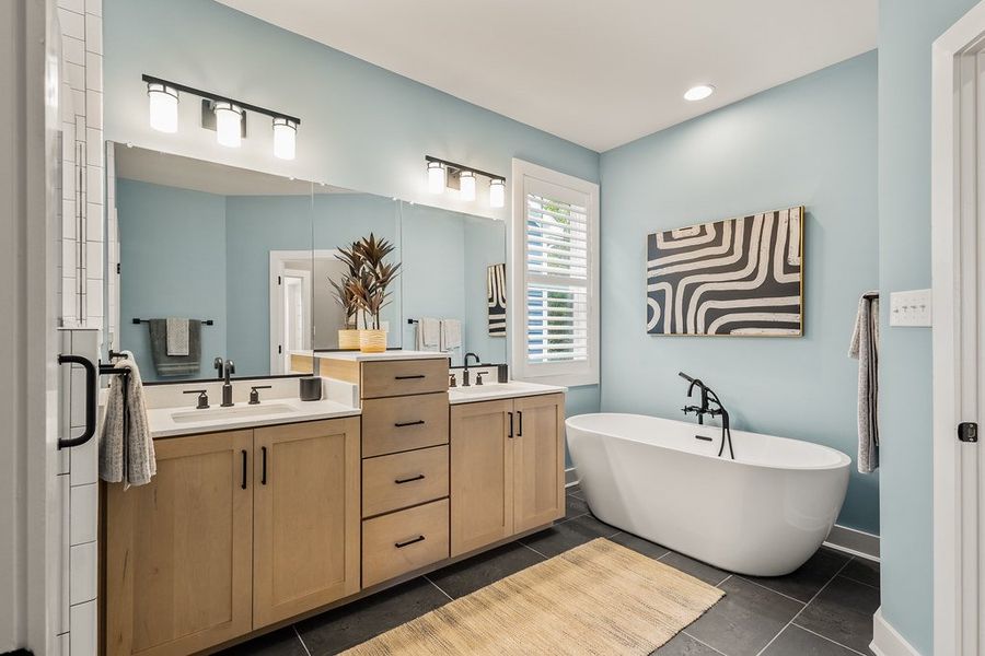 Furnished interior in a model home at Oak Hall IV in Mount Juliet (Image 10). Furnished interior in a model home at Oak Hall IV in Mount Juliet (Image 10).