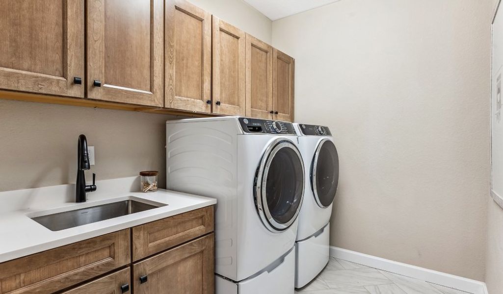 Furnished interior in a model home at Villa Bella in Pueblo (Image 11).