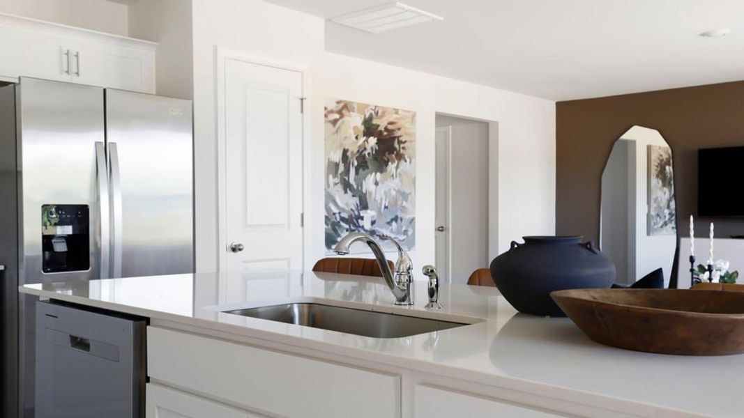 Furnished interior in a model home at Trailside Run in Spartanburg (Image 16).