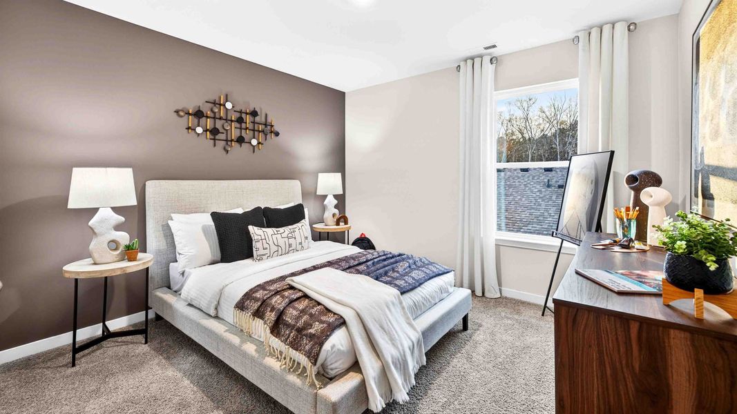 Furnished interior in a model home at Stanton in Richburg (Image 28).