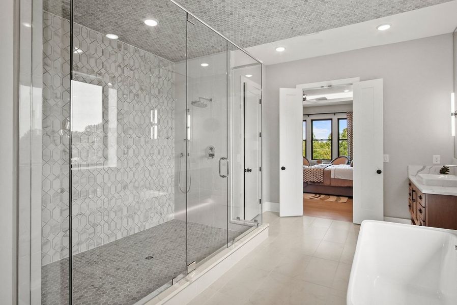 Furnished interior in a model home at Bonterra in Franklin (Image 15). Furnished interior in a model home at Bonterra in Franklin (Image 15).