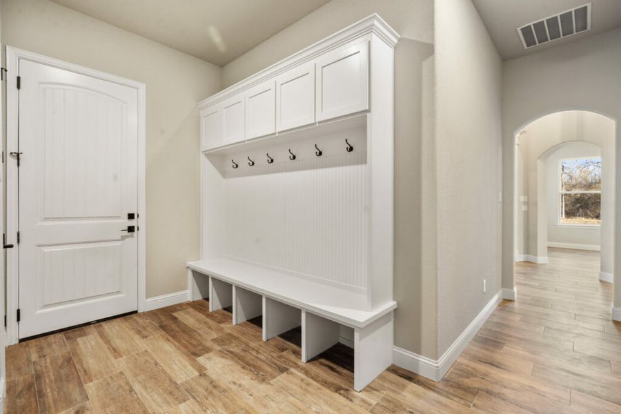 Furnished interior in a model home at Crown Valley in Weatherford (Image 7).