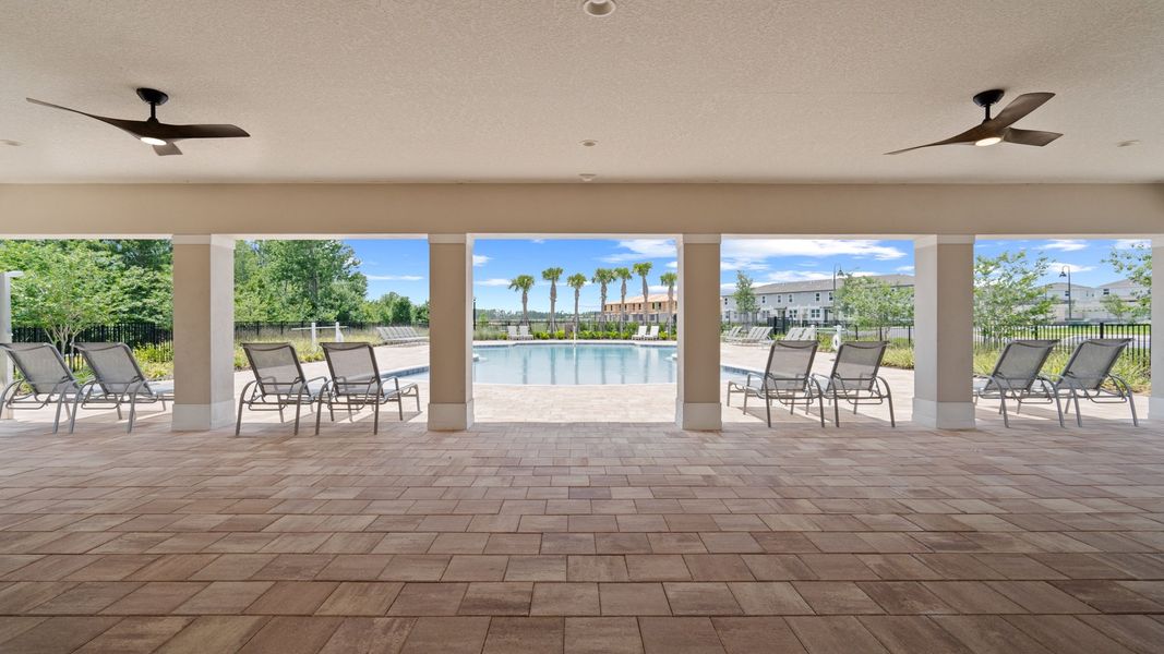 Amenity center modeled at Cagan Crossings West