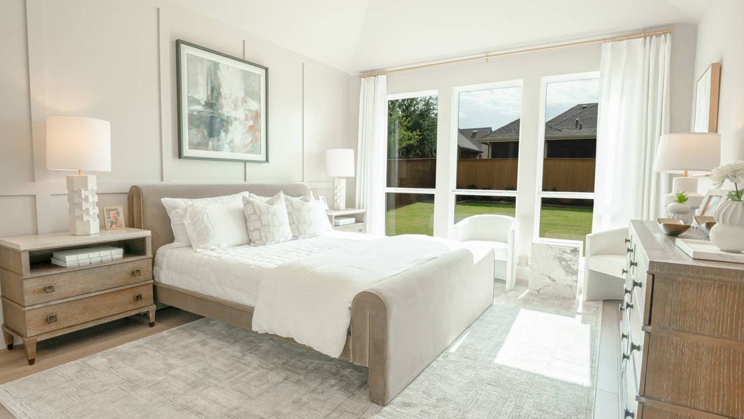 Furnished interior in a model home at Inspiration in Lucas (Image 27).