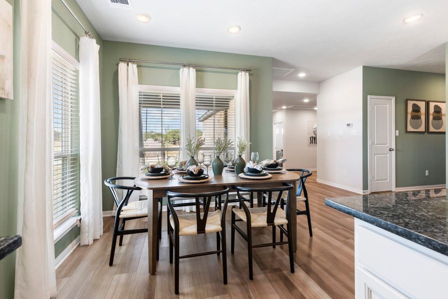 Furnished interior in a model home at Hilltop Heights in Waco (Image 16).