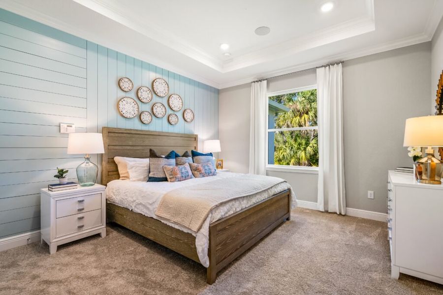 Furnished interior in a model home at Port Charlotte in Port Charlotte (Image 32).