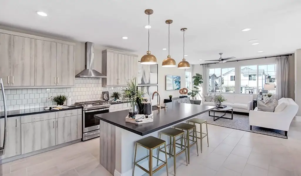 Furnished interior in a model home at Fusion at Avalon Crossing in Mesa (Image 4).