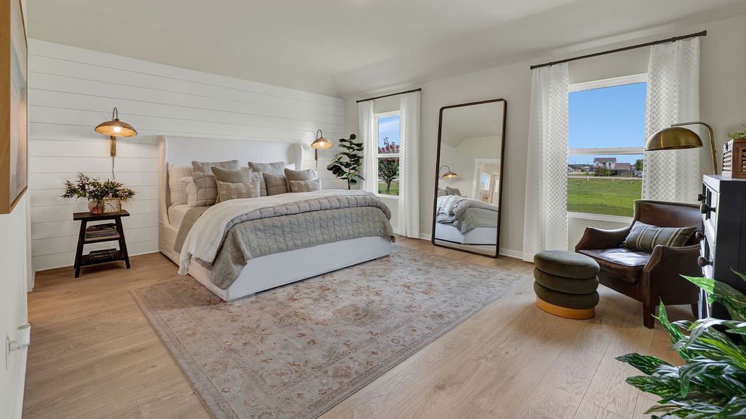 Furnished interior in a model home at Hartland Ranch in Lockhart (Image 9).