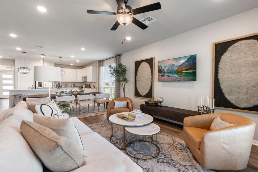 Furnished interior in a model home at Northgate in Temple (Image 18). Furnished interior in a model home at Northgate in Temple (Image 18).