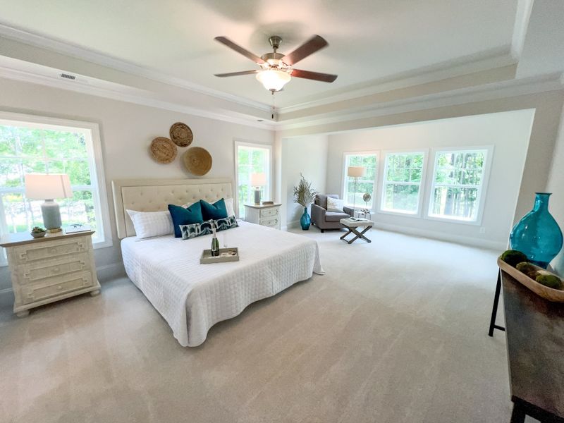 Furnished interior in a model home at Mount Vintage in North Augusta (Image 21).