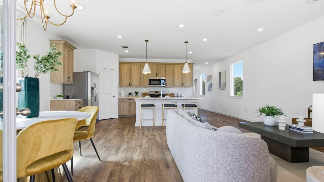 Furnished interior in a model home at Murphy Village in Missouri City (Image 14).