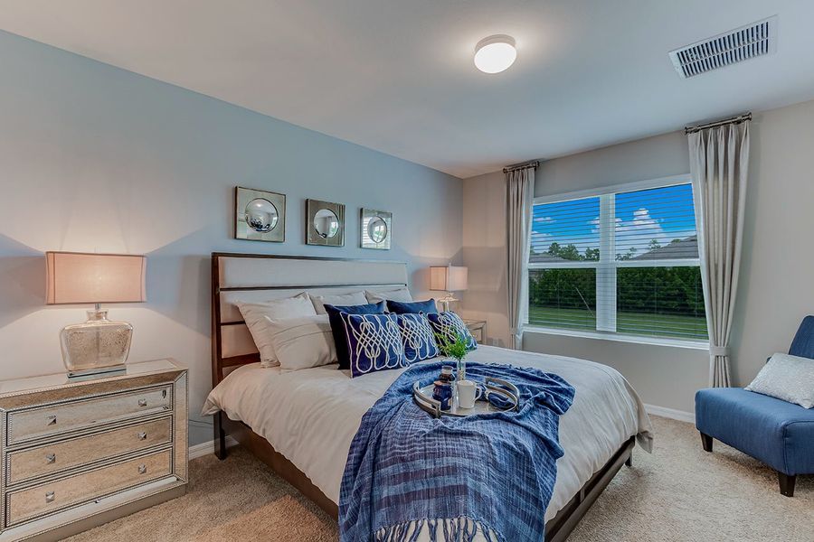 Furnished interior in a model home at San Carlos Spot Lots in Fort Myers (Image 11). Furnished interior in a model home at San Carlos Spot Lots in Fort Myers (Image 11).