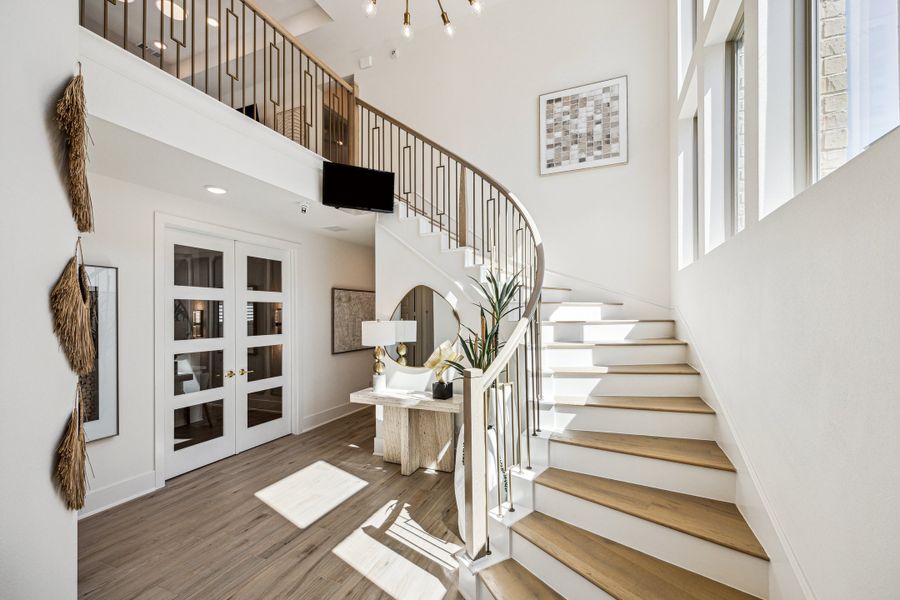 Furnished interior in a model home at Candela South - 40' in Richmond (Image 4).