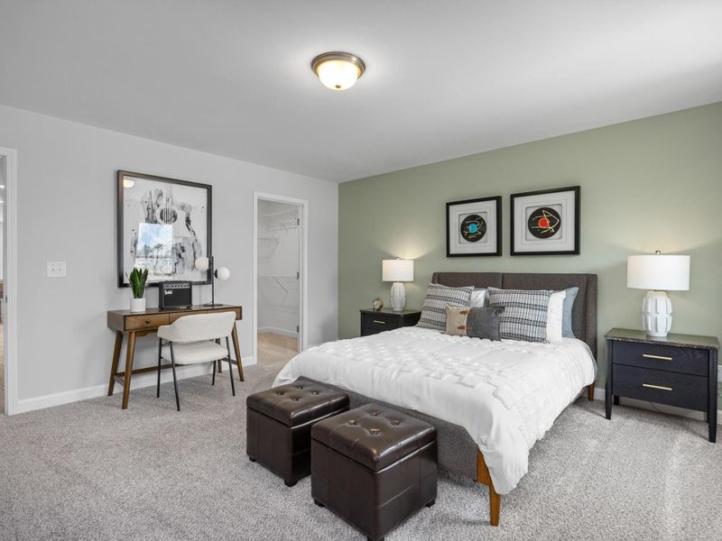 Furnished interior in a model home at Tobacco Road in Angier (Image 26). Furnished interior in a model home at Tobacco Road in Angier (Image 26).