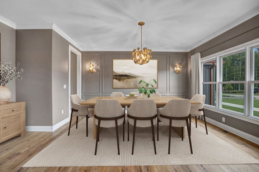 Furnished interior in a model home at Sandywood Circle in Grand Island (Image 2). Furnished interior in a model home at Sandywood Circle in Grand Island (Image 2).