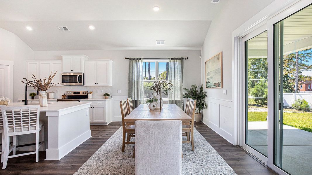 Furnished interior in a model home at Coastal Farms in Conway (Image 5).