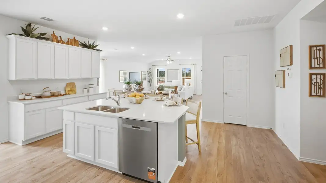Furnished interior in a model home at Wildwood Estates in Nolanville (Image 5).