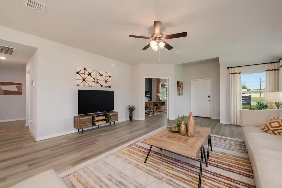 Furnished interior in a model home at Foxborough in Waco (Image 5). Furnished interior in a model home at Foxborough in Waco (Image 5).