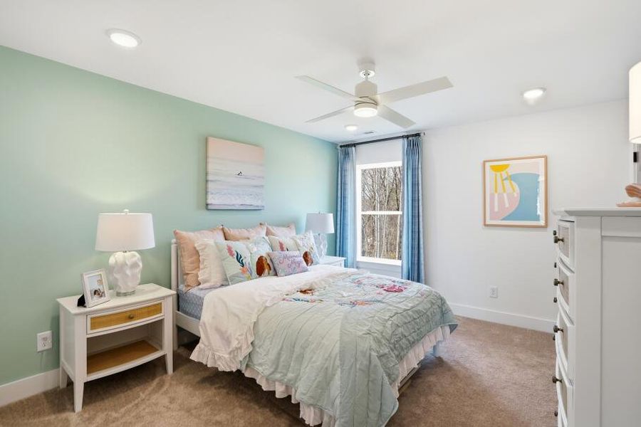 Furnished interior in a model home at Waterford Commons in Rock Hill (Image 60).