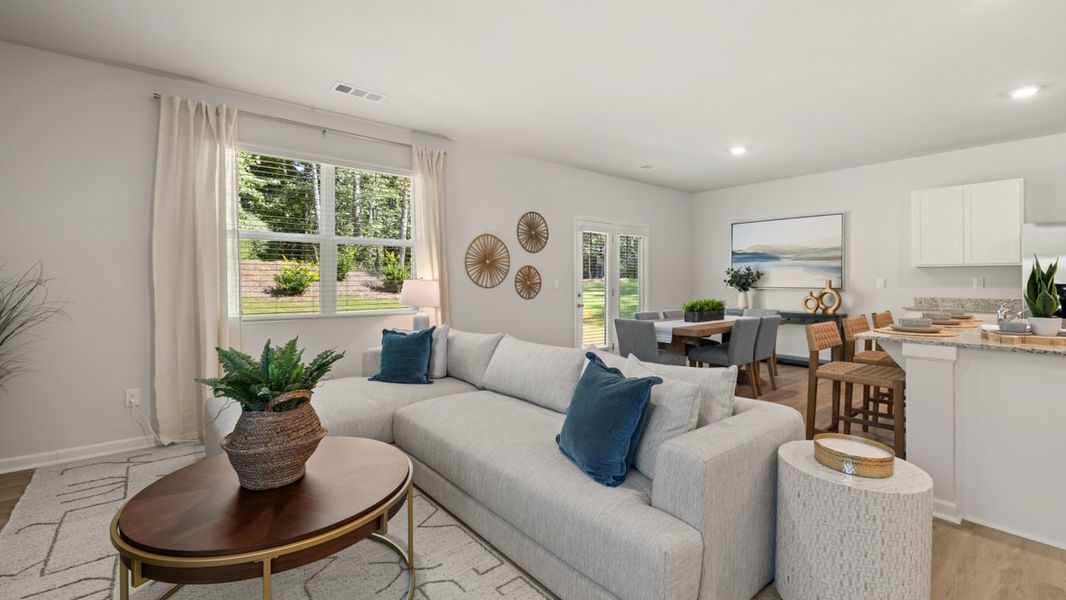 Furnished interior in a model home at Pointe Park in Union City (Image 34). Furnished interior in a model home at Pointe Park in Union City (Image 34).