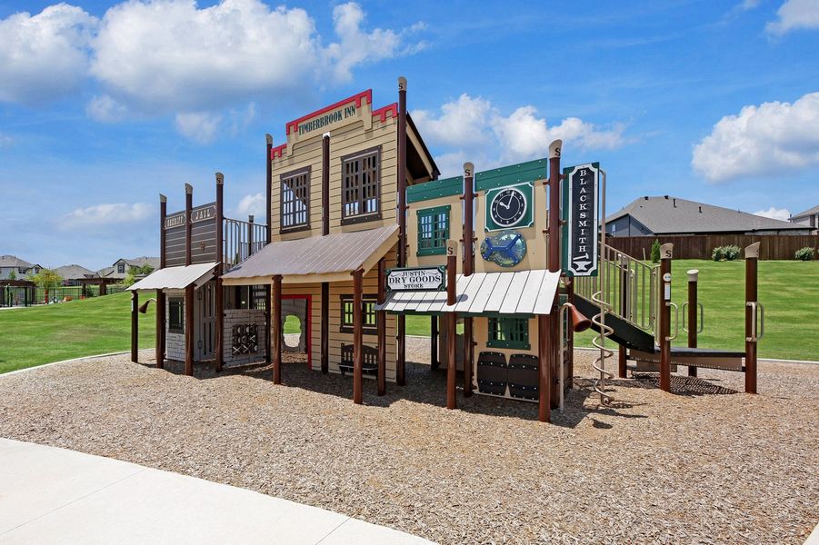Front exterior of a home in the Timberbrook community, located in Justin, TX (Image 55). Front exterior of a home in the Timberbrook community, located in Justin, TX (Image 55).