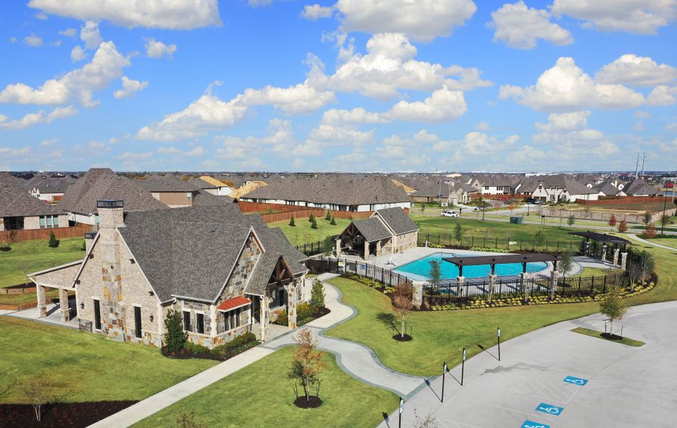 Community clubhouse and pool Community clubhouse and pool