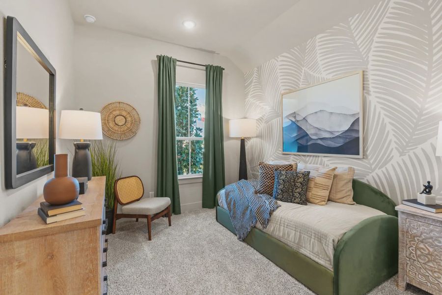 Furnished interior in a model home at Beacon Point 45' in Texas City (Image 43). Furnished interior in a model home at Beacon Point 45' in Texas City (Image 43).