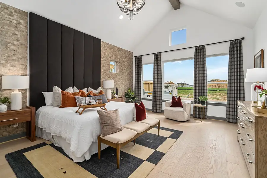 Furnished interior in a model home at Harvest Green 65' in Richmond (Image 7). Furnished interior in a model home at Harvest Green 65' in Richmond (Image 7).