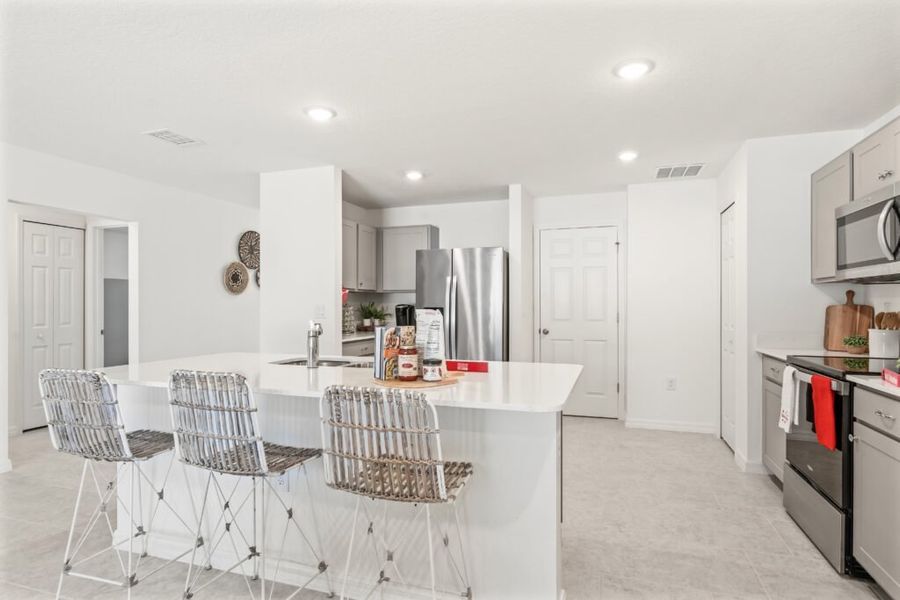 Furnished interior in a model home at Palm Bay in Palm Bay (Image 35).