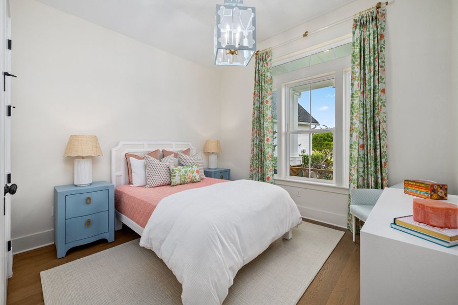 Furnished interior in a model home at Hidden Creek at SilverLeaf 80' Gold Series in St. Augustine (Image 30).