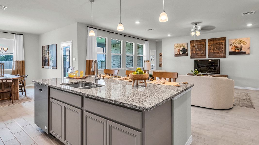 Furnished interior in a model home at Country Meadows in Thorndale (Image 10).