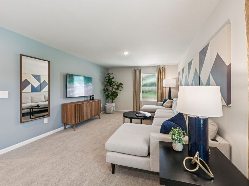 Furnished interior in a model home at Avalon Place - Signature Series in Durham (Image 10).