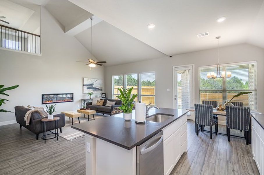 Furnished interior in a model home at Ten Mile Creek Estates in DeSoto (Image 18). Furnished interior in a model home at Ten Mile Creek Estates in DeSoto (Image 18).