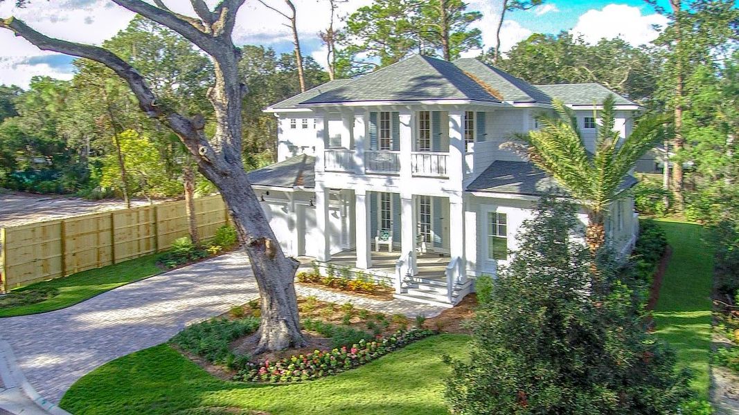 Front exterior of a home in the Ocean Ridge community, located in St. Augustine Beach, FL (Image 10).