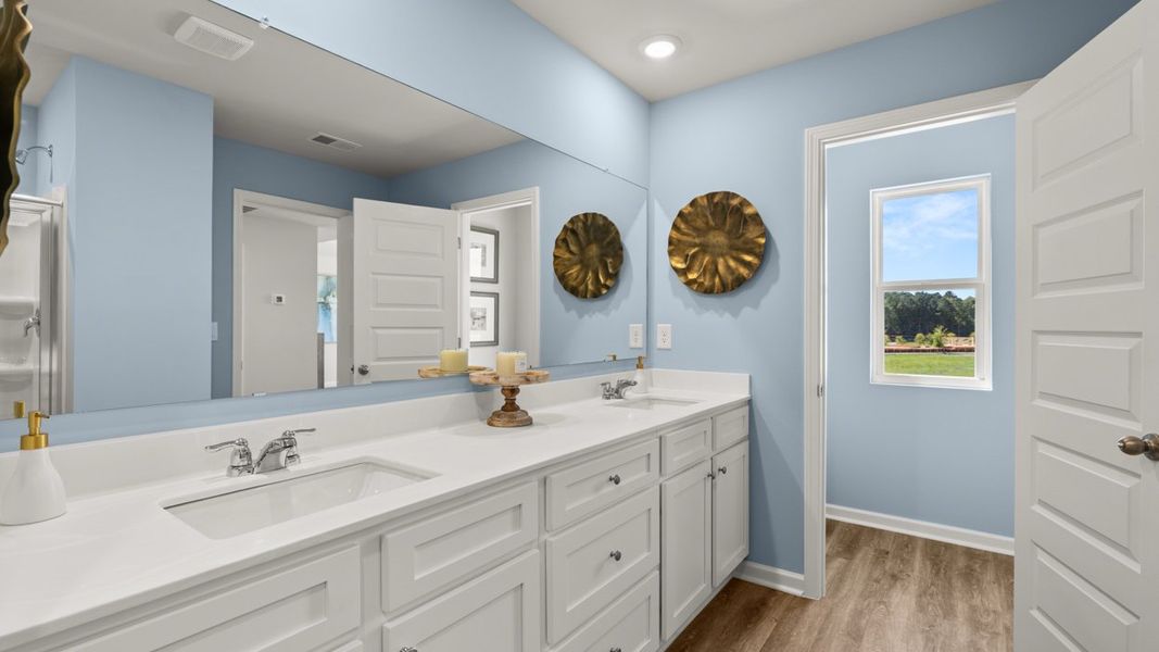 Furnished interior in a model home at Brookland Commons in Monroe (Image 22).