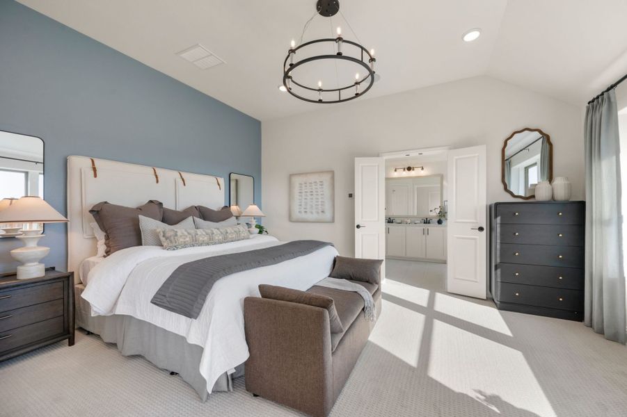 Furnished interior in a model home at Clearview Ranch in Royse City (Image 22).