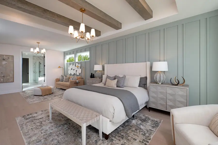 Furnished interior in a model home at Megan's Landing 70's in Castroville (Image 7).