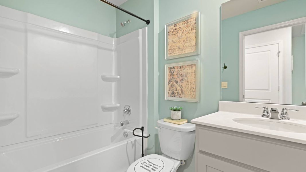 Furnished interior in a model home at The Timbers in Harleyville (Image 10). Furnished interior in a model home at The Timbers in Harleyville (Image 10).