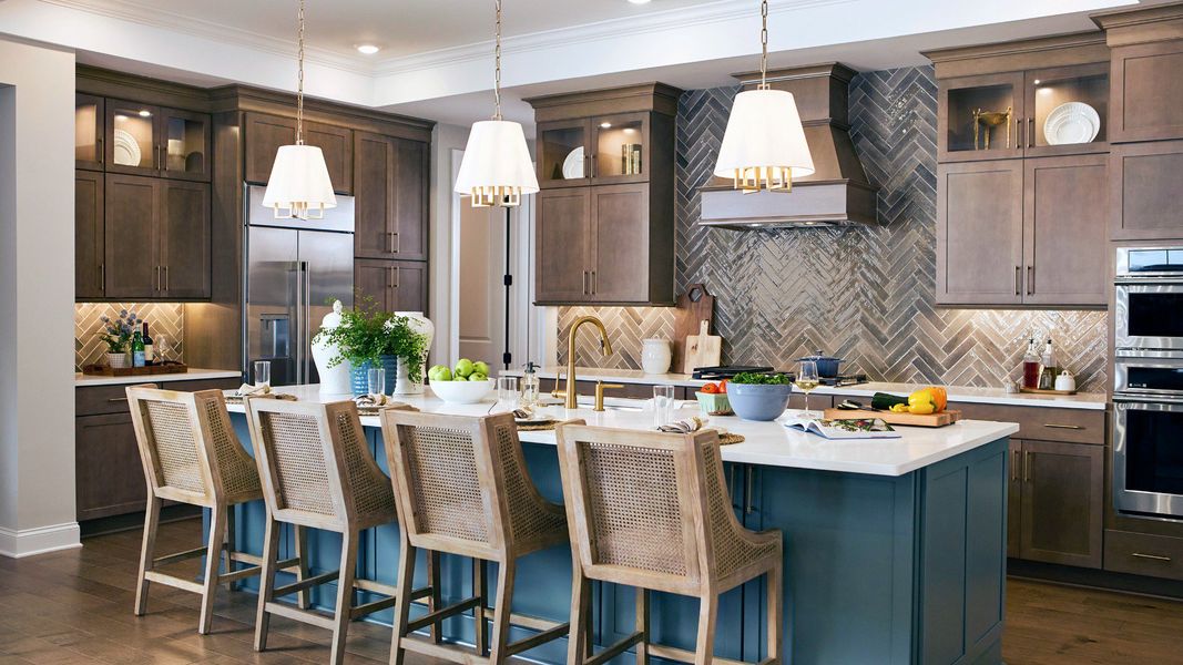 Furnished interior in a model home at The Courtyards at Walters Farm in Huntersville (Image 16). Furnished interior in a model home at The Courtyards at Walters Farm in Huntersville (Image 16).