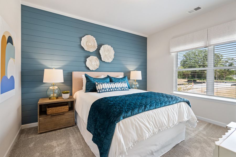 Furnished interior in a model home at Vandiver Creek in South Fulton (Image 37).