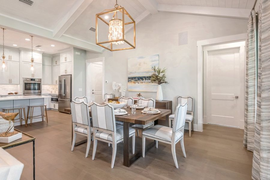 Furnished interior in a model home at Ocean Ridge in St. Augustine Beach (Image 21).