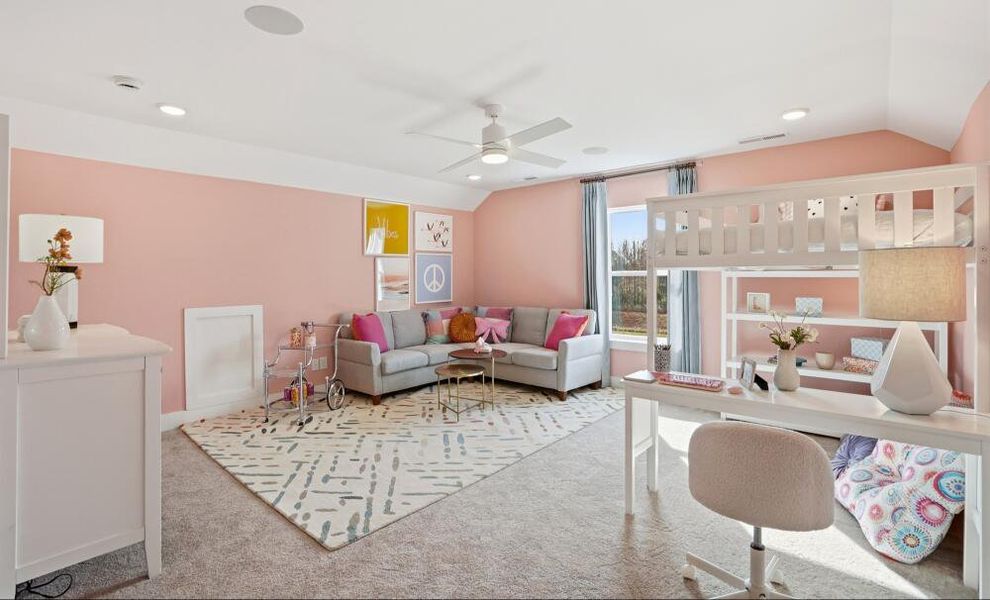 Furnished interior in a model home at Waterford Commons in Rock Hill (Image 62).