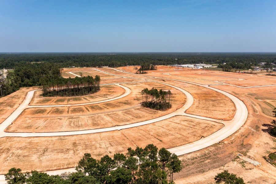 Site preparation and early development at The Pines at Seven Coves in Willis, TX (Image 58).