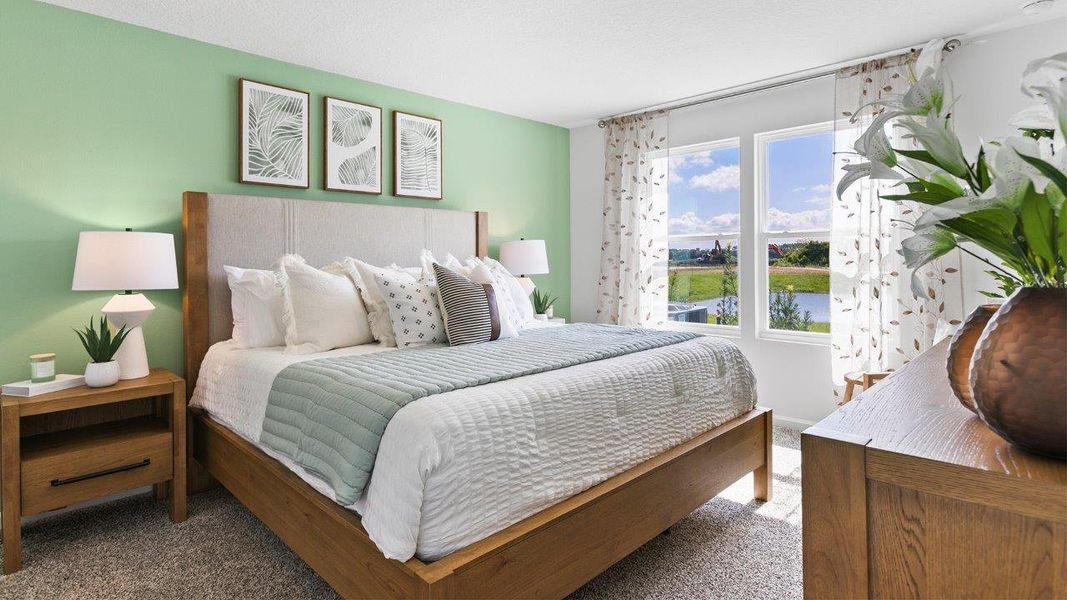 Furnished interior in a model home at Canopy Oaks in Kingsland (Image 8).